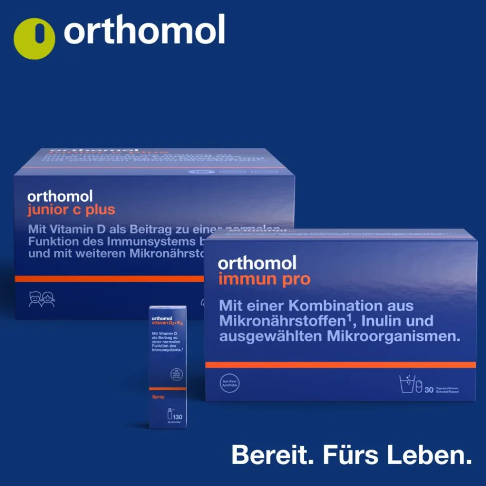 Orthomol Immun - Mikronährstoffe zur Unterstützung des Immunsystems - mit Vitamin C, Vitamin D und Zink - Granulat| Online