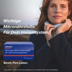 Immun - Mikronährstoffe zur Unterstützung des Immunsystems - mit Vitamin C, Vitamin D und Zink - Tabletten/Kapseln|Orthomol New