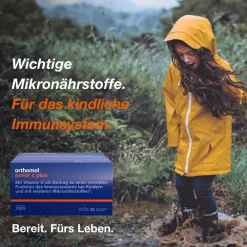junior C plus - mit Vitamin C als Beitrag zu einer normalen Funktion des Immunsystems - Waldfrucht-Geschmack - Kautabletten>Orthomol