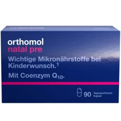 Natal pre Kapseln - wichtige Mikronährstoffe bei Kinderwunsch für die Frau>Orthomol New