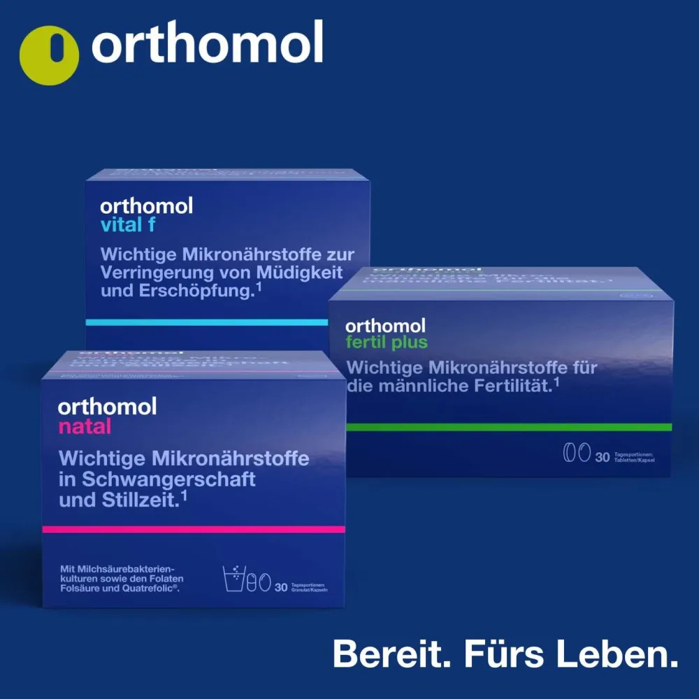 Natal pre Kapseln - wichtige Mikronährstoffe bei Kinderwunsch für die Frau>Orthomol New