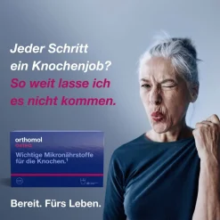 Osteo - Mikronährstoffe für die Knochen - Nahrungsergänzungsmittel mit den Vitaminen C, D und K sowie Zink - Granulat|Orthomol Outlet