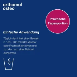 Osteo - Mikronährstoffe für die Knochen - Nahrungsergänzungsmittel mit den Vitaminen C, D und K sowie Zink - Granulat|Orthomol Outlet