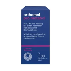 Pro metabol - enthält eine Kombination ausgewählter Darmsymbionten und Zink - Kapseln>Orthomol New