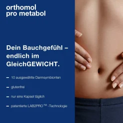 Pro metabol - enthält eine Kombination ausgewählter Darmsymbionten und Zink - Kapseln><noscript><img width=