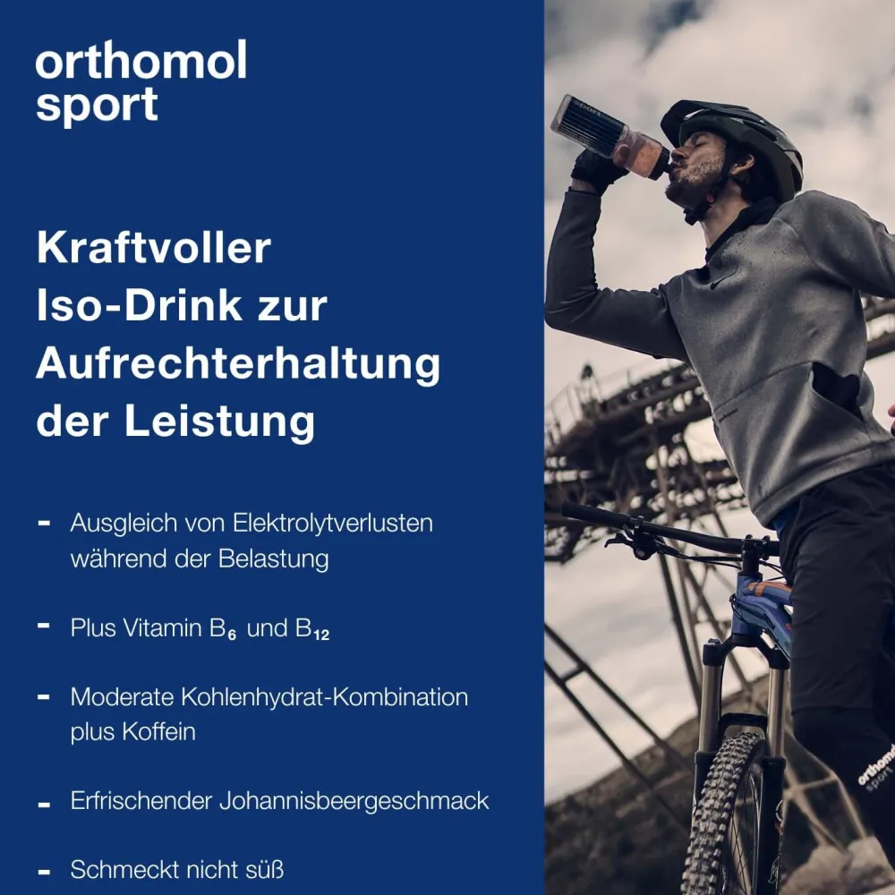 Sport perform - Elektrolyte für Leistungsfähigkeit während des Sports - mit Vitamin B12, Magnesium und Calcium - Granulat>Orthomol Outlet