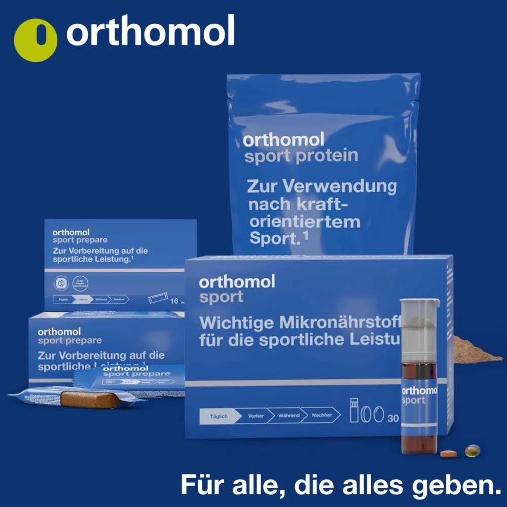 Sport perform - Elektrolyte für Leistungsfähigkeit während des Sports - mit Vitamin B12, Magnesium und Calcium - Granulat>Orthomol Outlet