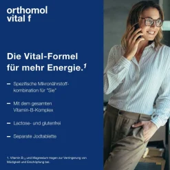 Vital f - Mikronährstoffe für Frauen - bei Müdigkeit und Erschöpfung - mit B-Vitaminen, Omega-3, Magnesium - Tabletten/Kapseln><noscript><img width=