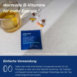 Vital f - Mikronährstoffe für Frauen - bei Müdigkeit und Erschöpfung - mit B-Vitaminen, Omega-3, Magnesium - Tabletten/Kapseln><noscript><img width=