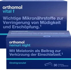 Orthomol Vital f + Orthomol Nemuri night| Sale