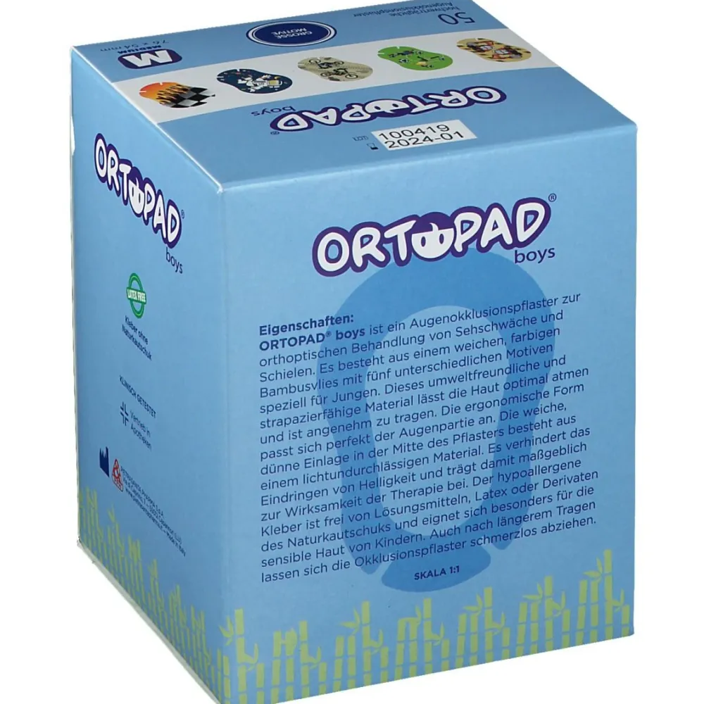 ORTOPAD® Cotton boys Gr. M 76 x 54 mm| Hot