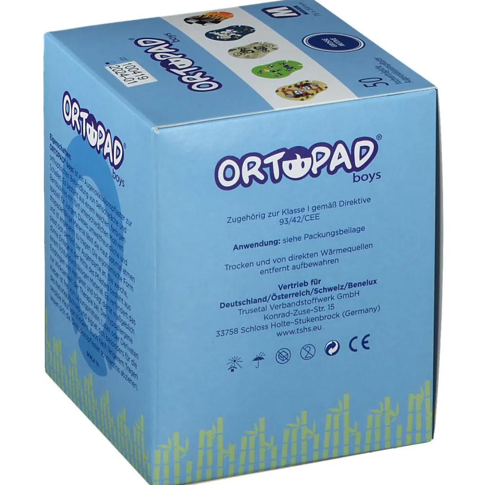 ORTOPAD® Cotton boys Gr. M 76 x 54 mm| Hot