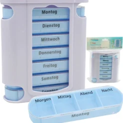 OSMA 7 Tage Pillenbox Turm mit Tageseinteilung| Outlet