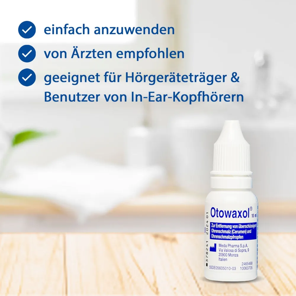 Otowaxol Sine Lösung - Ohrenschmalzentfernung zur sanften Ohreneinigung (ohne Ohrenspritze)> Outlet