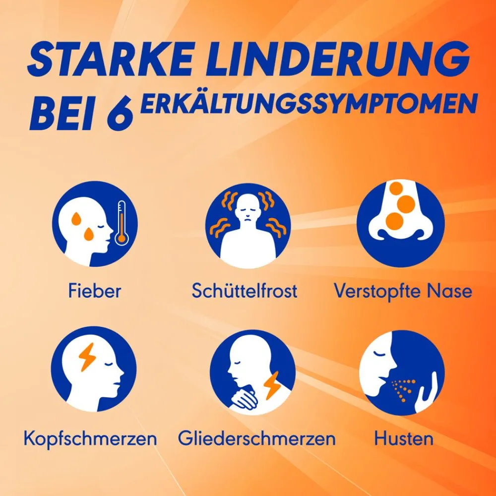 OtriComplex forte Erkältungsgetränk 1000 mg Paracetamol, 12,2 mg Phenylephrinhydrochlorid, 200 mg Guaifenesin> New