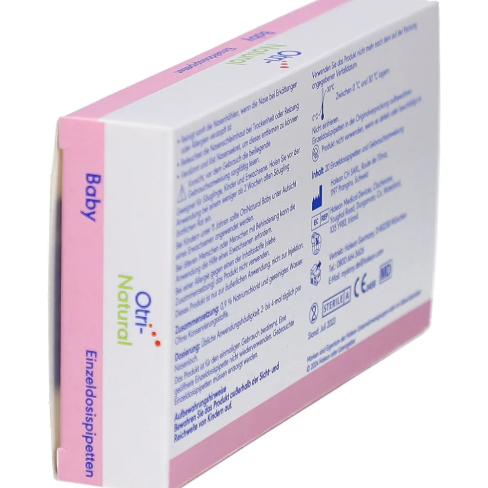 OtriNatural Baby, isotone Kochsalzlösung, 20 Einzeldosispipetten à 5 ml| Sale