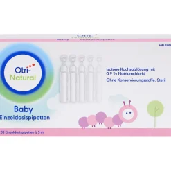 OtriNatural Baby, isotone Kochsalzlösung, 20 Einzeldosispipetten à 5 ml| Sale