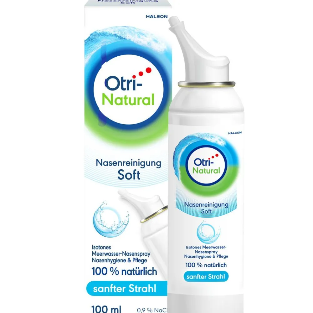OtriNatural Nasenreinigung Soft, Meerwasser Nasenspray, 100 % natürlich,| Best