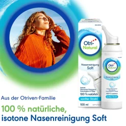 OtriNatural Nasenreinigung Soft, Meerwasser Nasenspray, 100 % natürlich,| Best