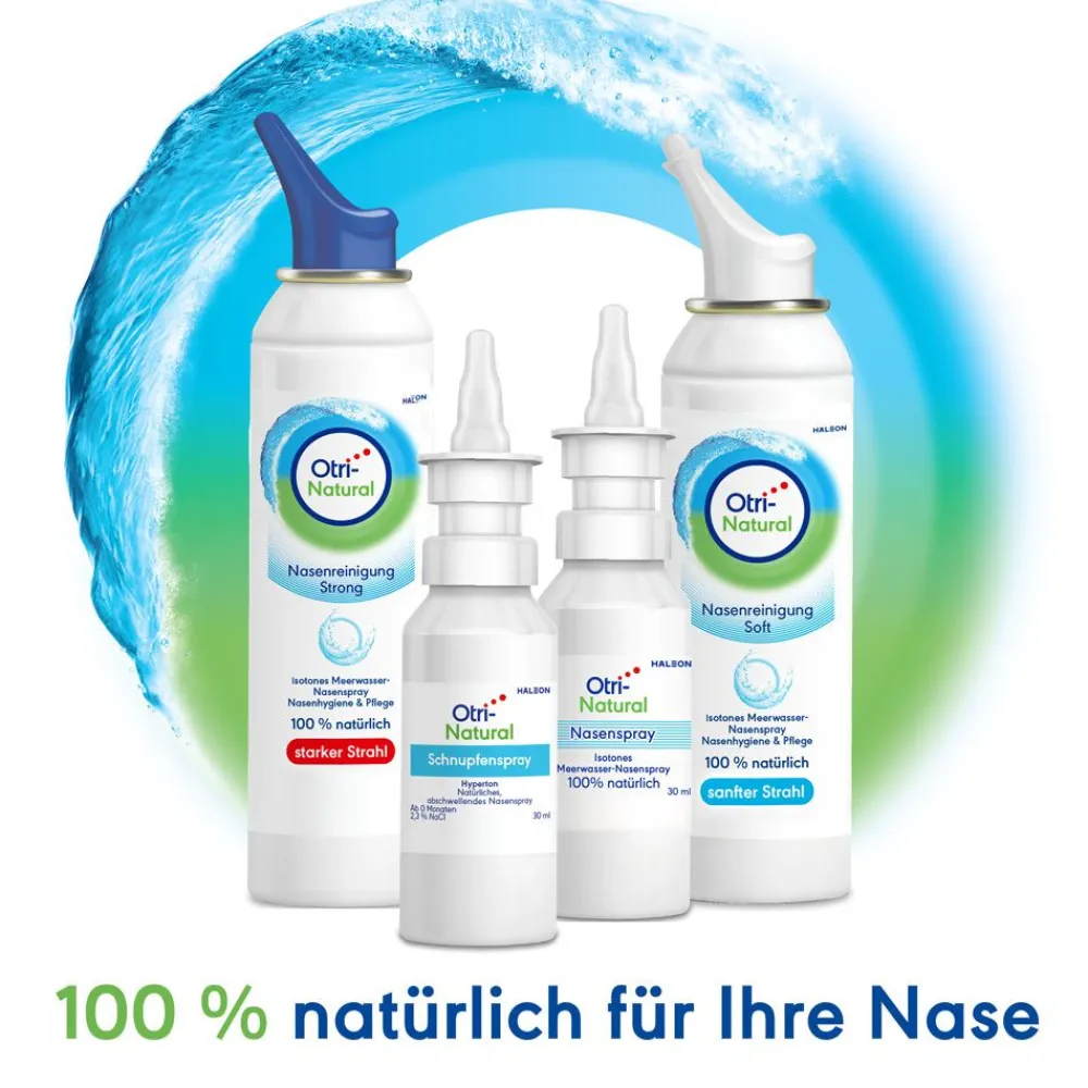 OtriNatural Nasenreinigung Soft, Meerwasser Nasenspray, 100 % natürlich,| Best