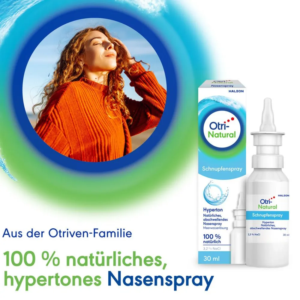 OtriNatural Schnupfenspray, Meerwasser Nasenspray, 2,3 % NaCl> Outlet