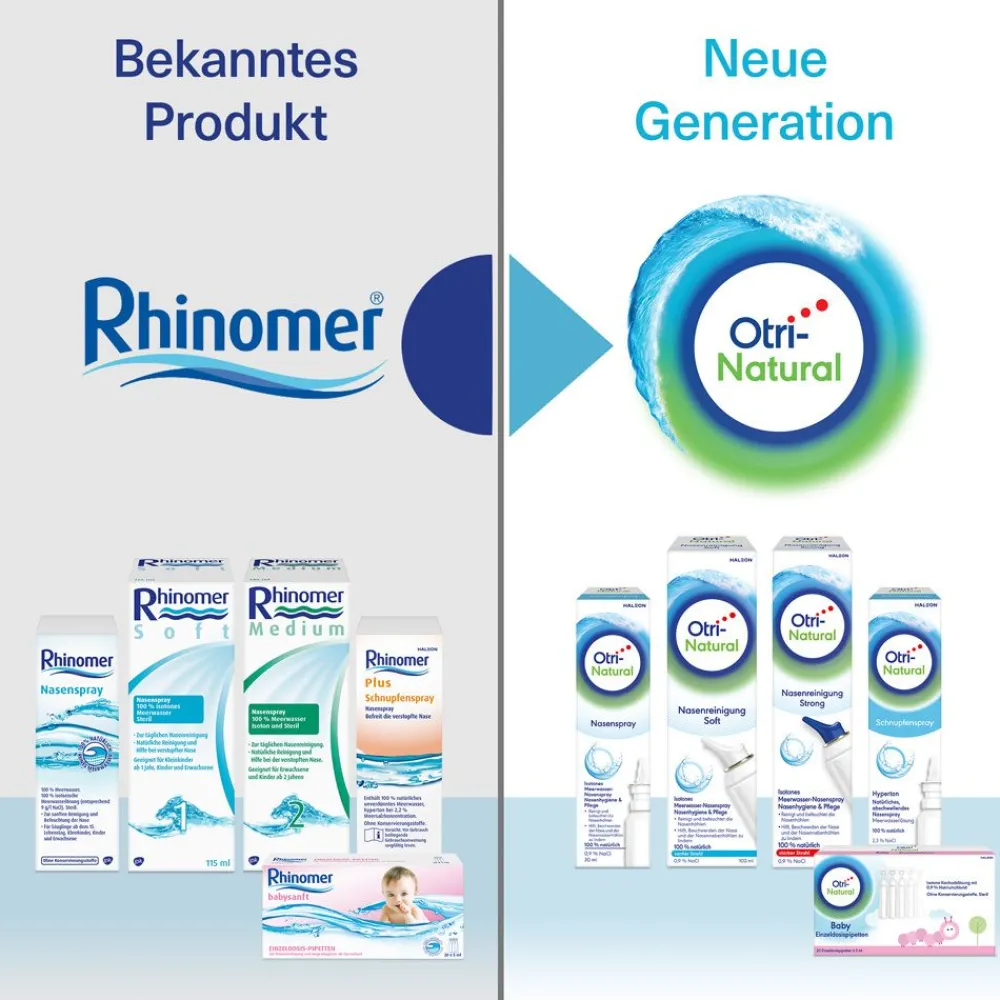 OtriNatural Schnupfenspray, Meerwasser Nasenspray, 2,3 % NaCl> Outlet