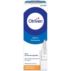 0,05 % Nasenspray ohne Konservierungsstoffe für Kinder>Otriven Online