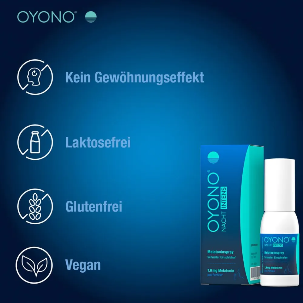OYONO® NACHT INTENS Melatoninspray - 1,9 mg Melatonin| Discount