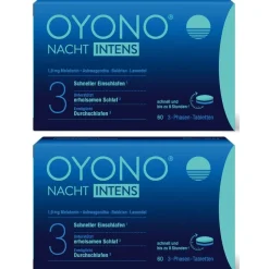 OYONO® Nacht Intens mit 1,9mg Melatonin und Ashwagandha, Baldrian, Lavendel> Online