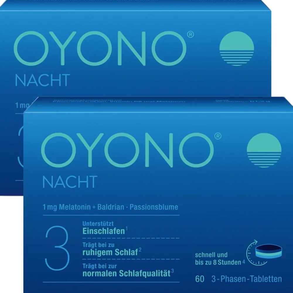 OYONO® Nacht mit 1mg Melatonin, Baldrian und Zitronenmelisse> Clearance