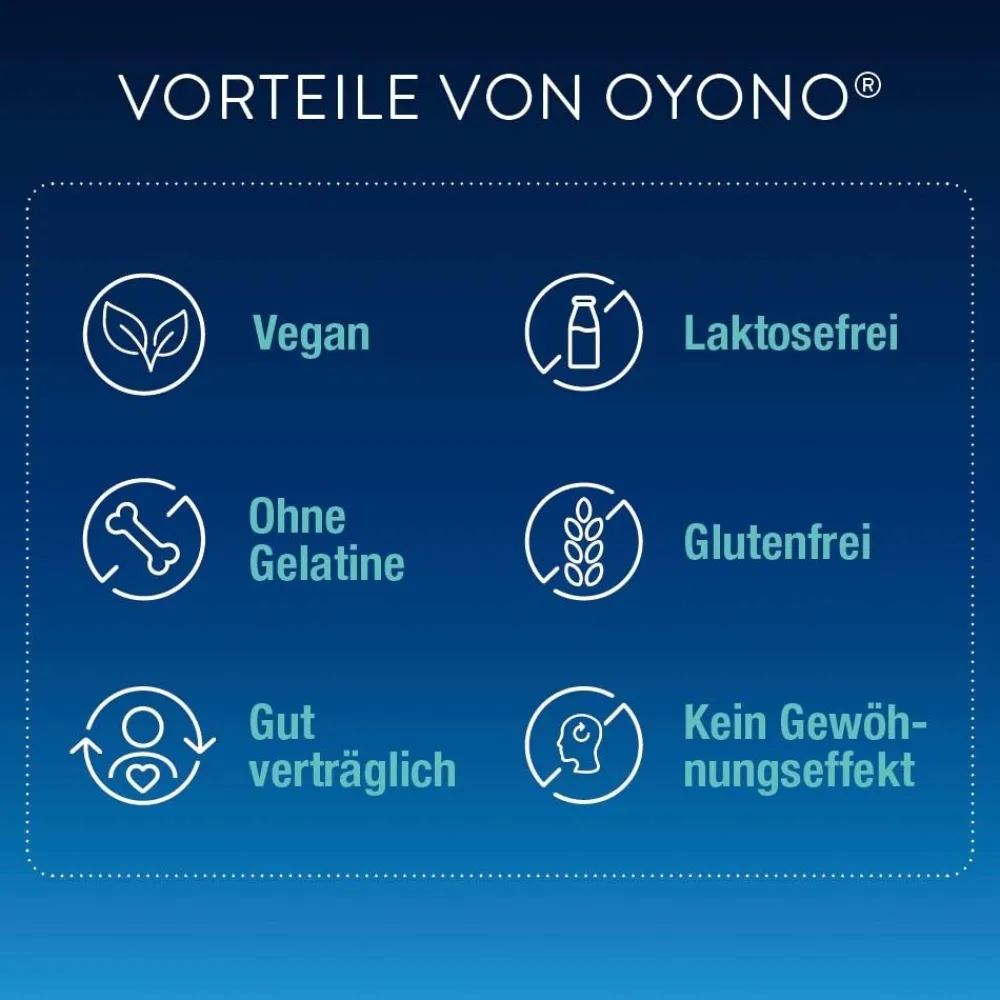 OYONO® Nacht mit 1mg Melatonin, Baldrian und Zitronenmelisse> Clearance
