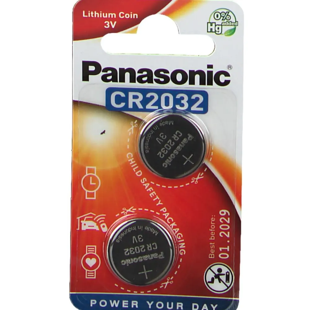 ® CR 2032 Lithium Zelle 3 Volt|Panasonic Best