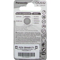 ® CR 2032 Lithium Zelle 3 Volt|Panasonic Best