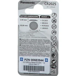 ® CR2025 3V>Panasonic Hot