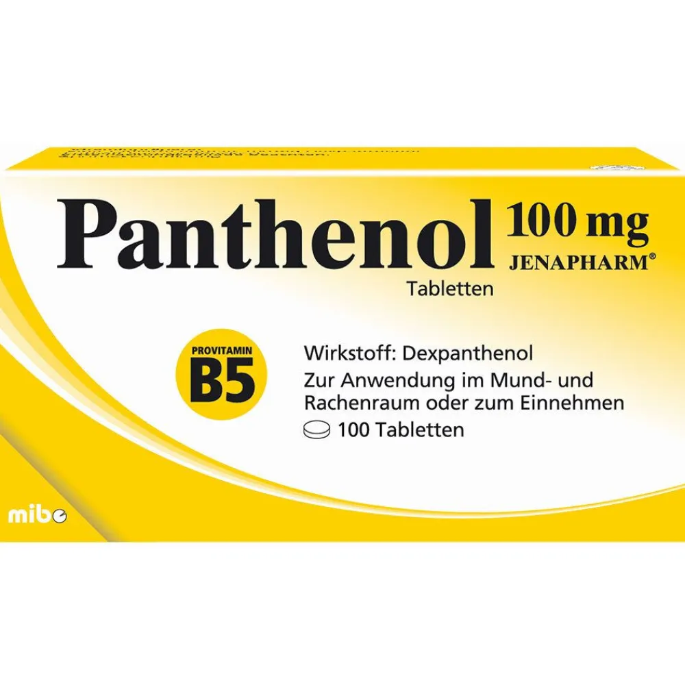 Panthenol 100 mg Jenapharm® Tabletten| Outlet