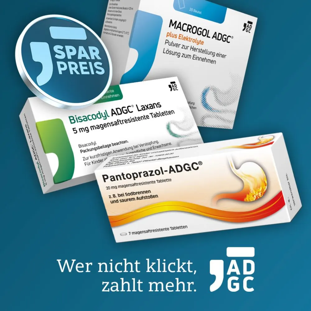 -ADGC® gegen Reflux Symptome wie Sodbrennen und saures Aufstoßen|Pantoprazol New