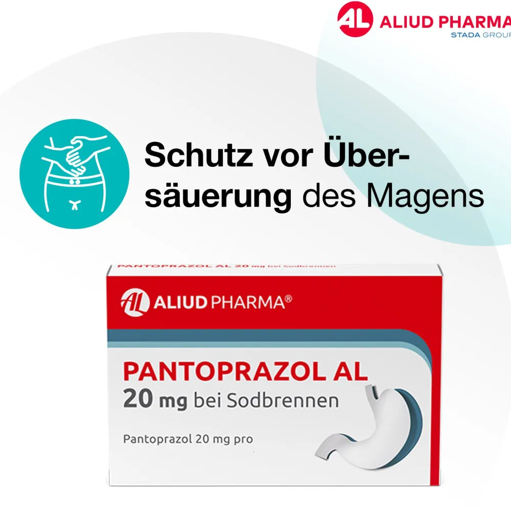 Pantoprazol AL 20 mg bei Sodbrennen|Aliud