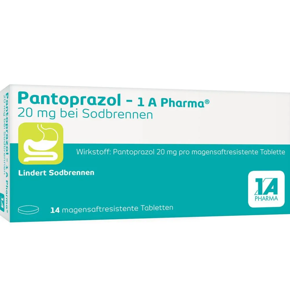 - 1 A Pharma® 20 mg bei Sodbrennen|Pantoprazol Online
