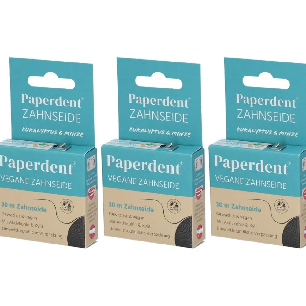 Paperdent® Zahnseide vegan Eukalyptus Minze| Discount