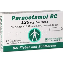 125 mg Zäpfchen>Paracetamol BC