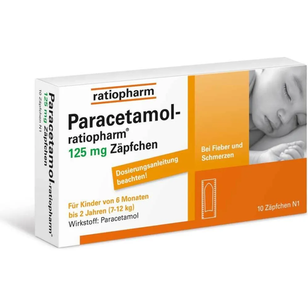 Paracetamol-® 125 mg Zäpfchen>ratiopharm Outlet
