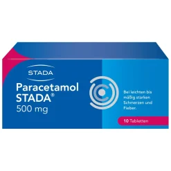 ® 500 mg Tabletten bei leichten bis mäßig starken Schmerzen und Fieber>Paracetamol Stada Clearance