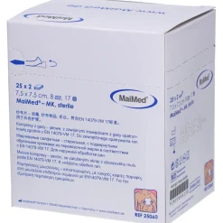 Mullkompressen 7,5 cm x 7,5 cm steril 8-fach><noscript><img width=