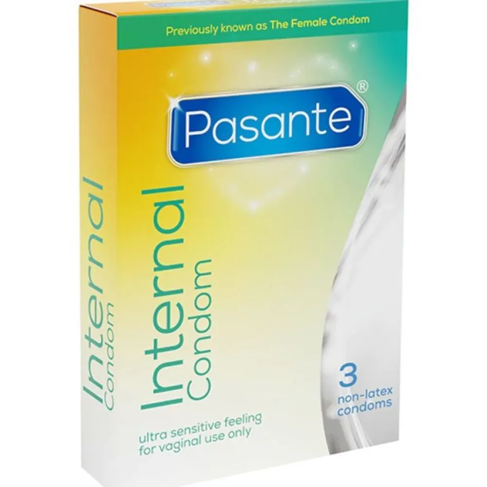 *Internal Condom* Femidom, latexfreie Frauenkondome|Pasante Sale
