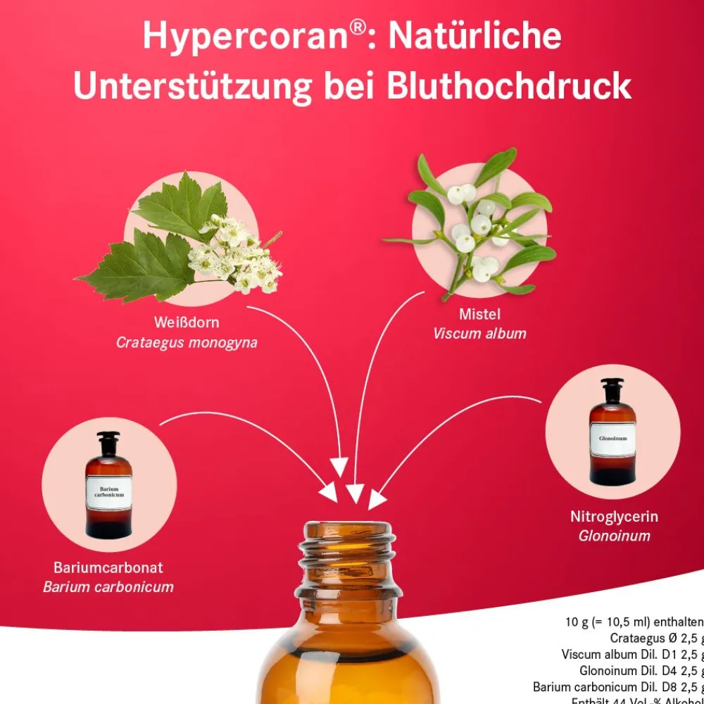 Pascoe ® Tropfen - natürliches Herzmittel bei Bluthochdruck u.a. mit Weißdorn und Mistel>Hypercoran New