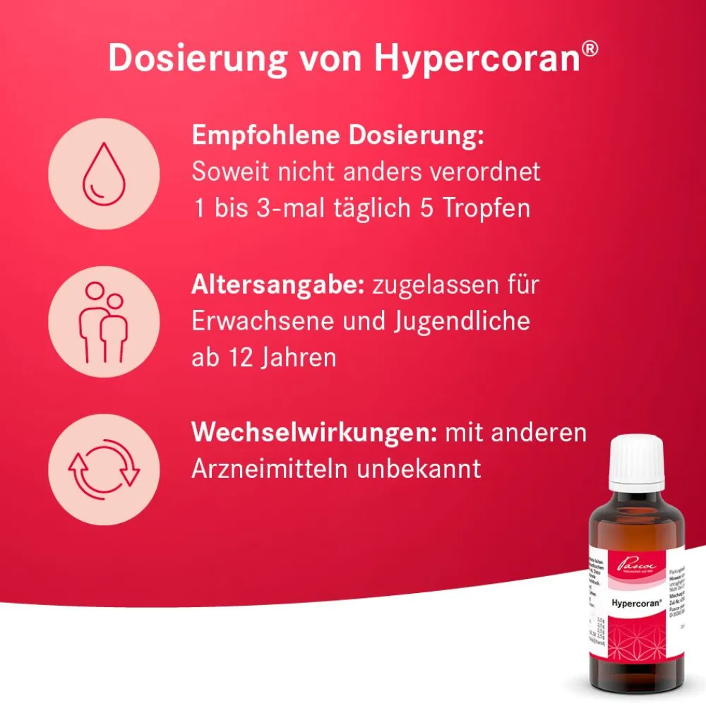 Pascoe ® Tropfen - natürliches Herzmittel bei Bluthochdruck u.a. mit Weißdorn und Mistel>Hypercoran New