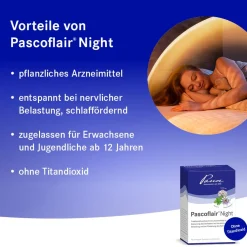 ® Night 3-fache Pflanzenkraft aus Baldrian, Melisse und Passionsblume für einen erholsamen Schlaf><noscript><img width=