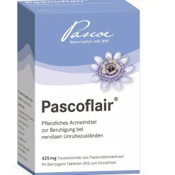 ® pflanzliches Beruhigungsmittel mit Passionsblume bei innerer Unruhe z.B. durch Stress|Pascoflair Hot