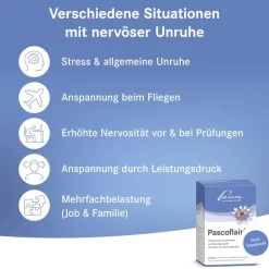® pflanzliches Beruhigungsmittel mit Passionsblume bei innerer Unruhe z.B. durch Stress|Pascoflair Hot