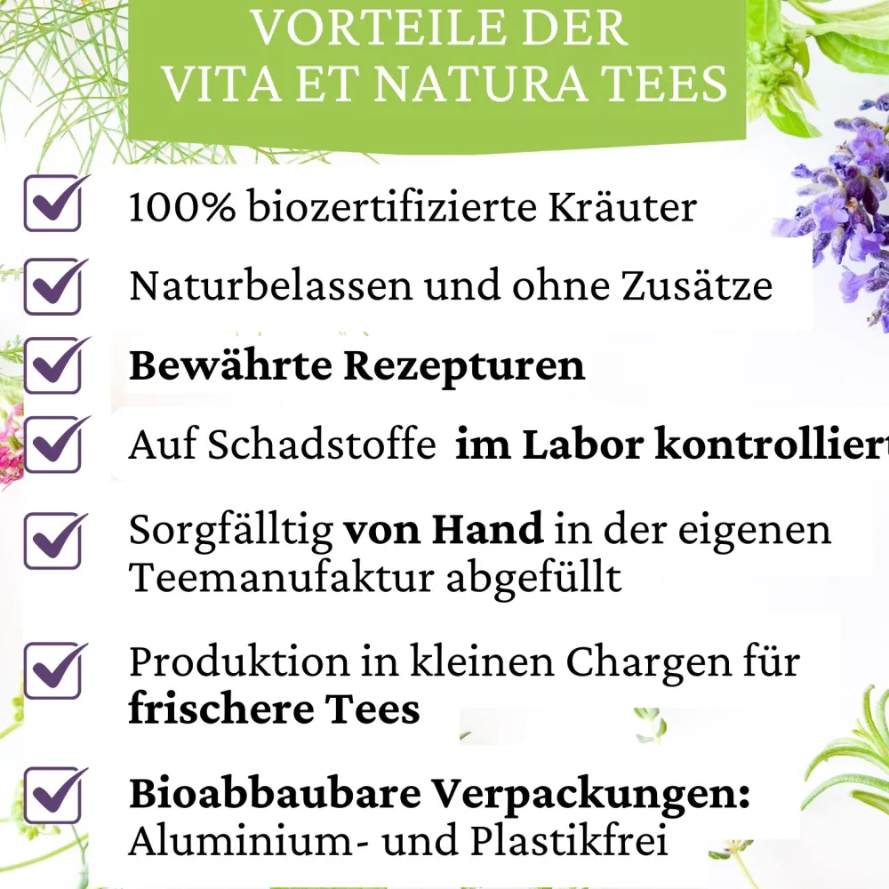 Passionsblumenkraut rein biologisch - Vita Et Natura® Teemanufaktur> Best